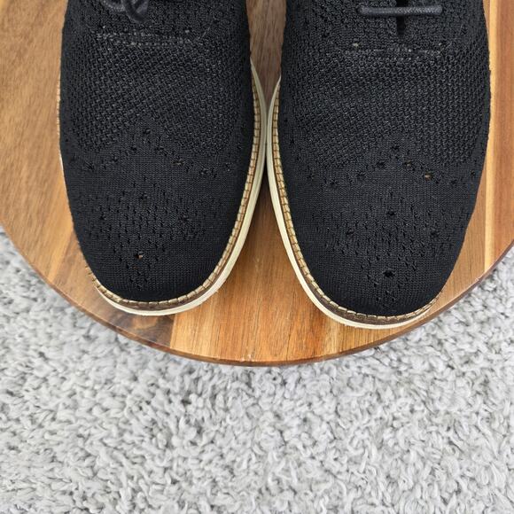 Cole Haan Mens 10.5M Original Grand Black Stitchlite Wingtip Casual Oxford Shoe main image 11